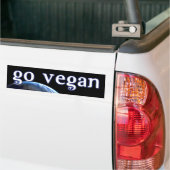 Autocollant De Voiture bumpersticker-VEGAN5 (Sur camion)