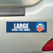 Autocollant De Voiture BUMPERTEMPLATE - 2 grands et petit Bumpersticker (En voiture)
