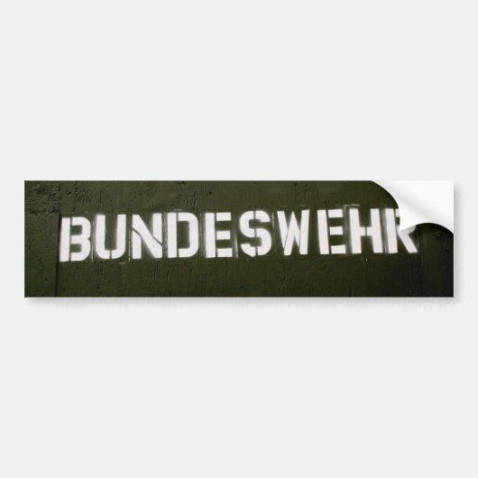 Autocollant De Voiture Bundeswehr (Devant)