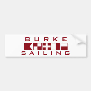 Autocollant De Voiture Burke naviguant l'adhésif pour pare-chocs nautique