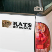 Autocollant De Voiture (Burmese) Rats on board (Sur camion)