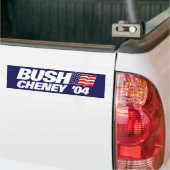 Autocollant De Voiture Bush Cheney '04 Bush 2004 (Sur camion)