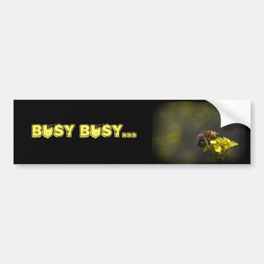 Autocollant De Voiture Busy Bee (Devant)