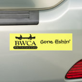 Autocollant De Voiture BWCA/camp de canoë poissons de hausse (En voiture)