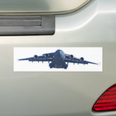 AUTOCOLLANT DE VOITURE C-17 GLOBEMASTER  (En voiture)