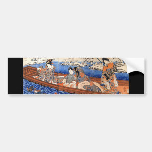 Autocollant De Voiture C. de peinture japonais 1800's