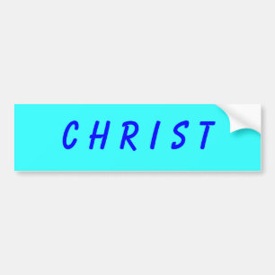 AUTOCOLLANT DE VOITURE C H R I S T