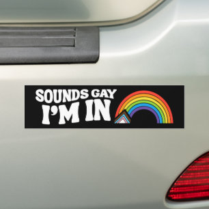 Autocollant De Voiture Ça a l'air gay, je suis dans la fierté LGBTQ