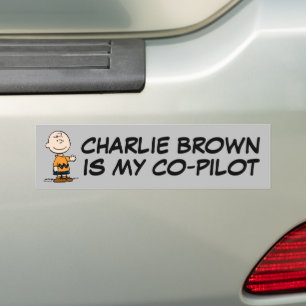 Autocollant De Voiture cacahuètes   Charlie Brown