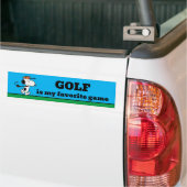 Autocollant De Voiture cacahuètes | Snoopy Golf Swing (Sur camion)