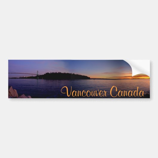 Autocollant De Voiture Cadeaux de souvenir de Vancouver d'adhésif pour (Devant)