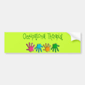 Autocollant De Voiture Cadeaux d'ergothérapiste (Devant)