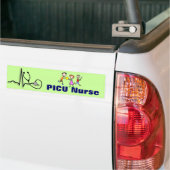 Autocollant De Voiture Cadeaux-QRS segment d'infirmière de PICU et (Sur camion)