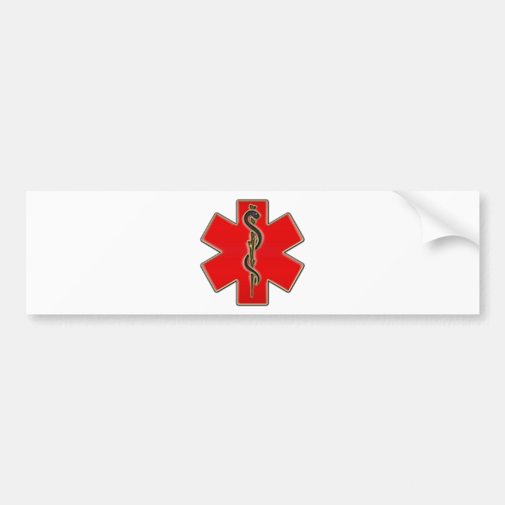Autocollant Sticker Caducée De Médecine Numéro 244 - Logo Professionnel - Neuf