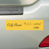 Autocollant De Voiture Café René (En voiture)
