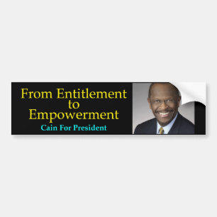 Autocollant De Voiture Caïn pour le président - habilitation