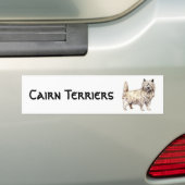 Autocollant De Voiture Cairn Terrier (En voiture)