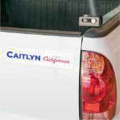 Autocollant De Voiture Caitlyn en Californie (Sur camion)