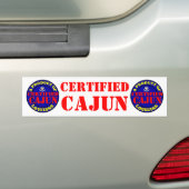 AUTOCOLLANT DE VOITURE CAJUN CERTIFIÉ (En voiture)