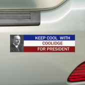 Autocollant De Voiture Calvin Coolide Président (En voiture)