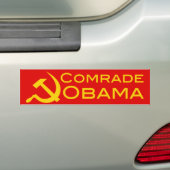 Autocollant De Voiture Camarade Obama (En voiture)