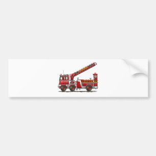 Autocollant De Voiture Camion de pompiers de crochet et d'échelle