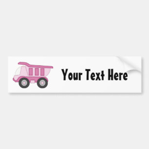 Autocollant De Voiture Camion rose (personnalisé)