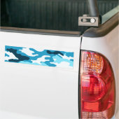 Autocollant De Voiture Camouflage bleu (Sur camion)