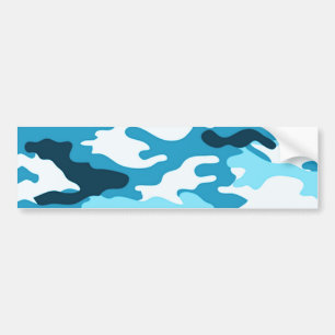 Autocollant De Voiture Camouflage bleu