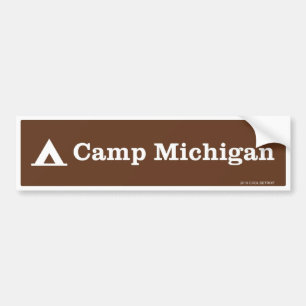Autocollant De Voiture Camp Michigan
