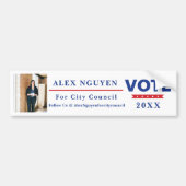 Autocollant De Voiture Campagne électorale (Devant)
