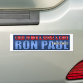 Autocollant De Voiture Campagne présidentielle de Ron Paul 2012 (En voiture)