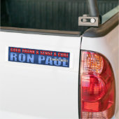 Autocollant De Voiture Campagne présidentielle de Ron Paul 2012 (Sur camion)
