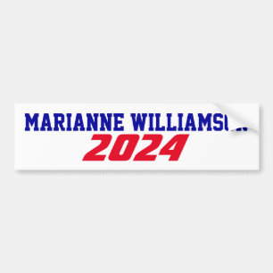 Autocollant De Voiture Campaign 2024 Marianne Williamson President USA