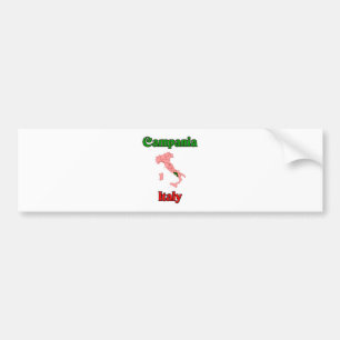 Autocollant De Voiture Campanie Italie