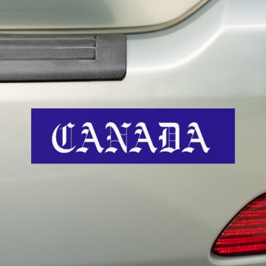 AUTOCOLLANT DE VOITURE CANADA (En voiture)