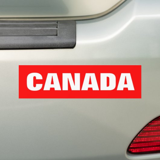 Autocollant De Voiture Canada (En voiture)
