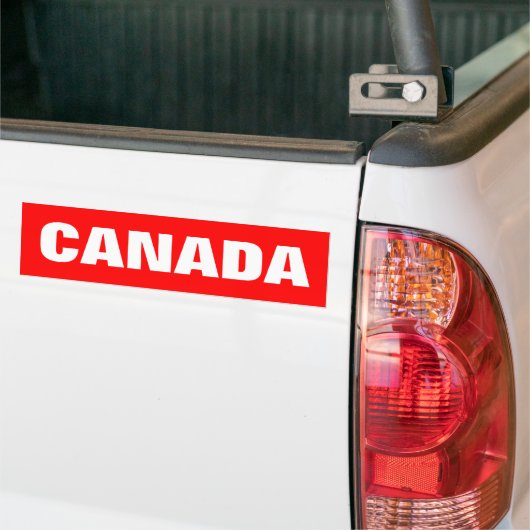 Autocollant De Voiture Canada (Sur camion)