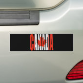Autocollant De Voiture Canada + Drapeau (En voiture)