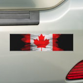 Autocollant De Voiture Canada flag brush stroke, national flag (En voiture)