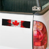 Autocollant De Voiture Canada flag brush stroke, national flag (Sur camion)