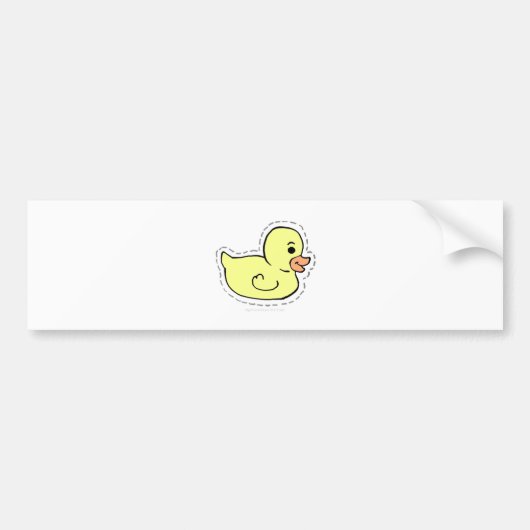 AUTOCOLLANT DE VOITURE CANARD (Devant)