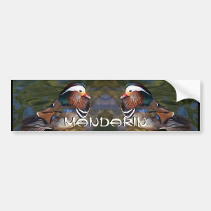 Autocollant De Voiture Canard de mandarine