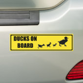 AUTOCOLLANT DE VOITURE CANARDS (En voiture)