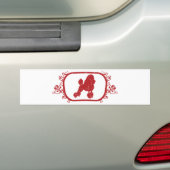 Autocollant De Voiture Caniche (En voiture)