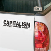 Autocollant De Voiture Capitalisme (Sur camion)