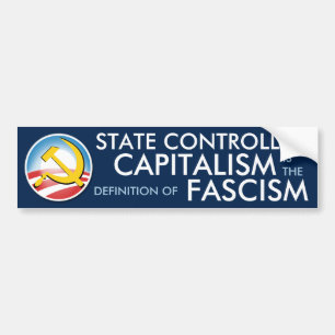 Autocollant De Voiture Capitalisme contrôlé par l'État