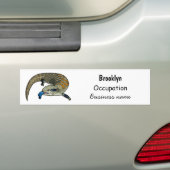 Autocollant De Voiture Caricature en bleu (En voiture)