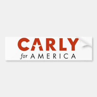 Autocollant De Voiture CARLY FIORINA pour l'adhésif pour pare-chocs 2016
