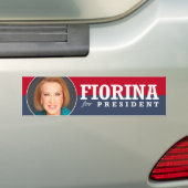 Autocollant De Voiture Carly Fiorina pour le président 2016 (En voiture)